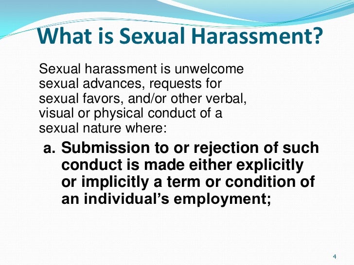 define sexual harasment Best way to suck the cock